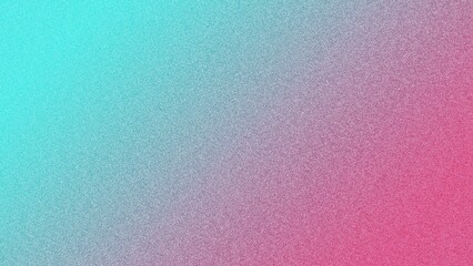 Elegant Turquoise to Pink Gradient Background with Soft Noise Effect. Ideal for Adding a Modern, Aesthetic Touch to Digital Design Projects, Web Banners or Creative Content with a Unique Color Blend