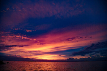 Fototapeta premium 美しい夕景