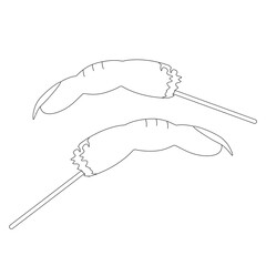 A spooky Halloween-themed coloring page featuring finger-shaped lollipops. Great for kids and creative holiday fun.