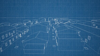 Technical drawing on a gradient background.Mechanical Engineering drawing