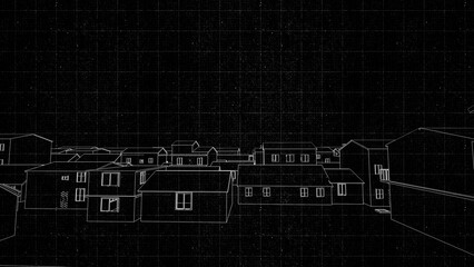 Technical drawing on a gradient background.Mechanical Engineering drawing