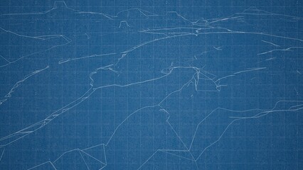 Technical drawing on a gradient background.Mechanical Engineering drawing