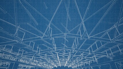 Technical drawing on a gradient background.Mechanical Engineering drawing
