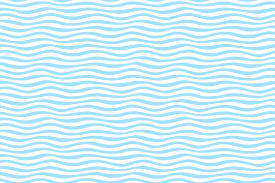 Seamless abstract pattern with light blue waves