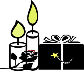 illustration vector graphic of a simple party or prize icon