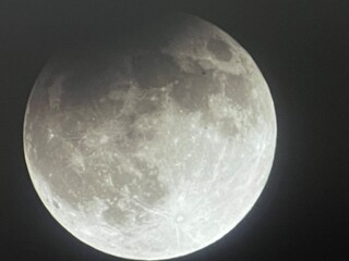 moon during eclipse 