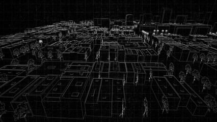 Technical drawing on a gradient background.Mechanical Engineering drawing