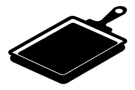 recommend clip art: Baking Sheet | isolated vector silhouette illustration on white background
