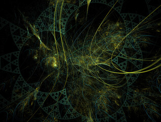 Imaginatory fractal abstract background Image