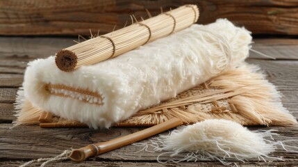 Bamboo Fiber: Derived from bamboo pulp, this fiber is biodegradable and compostable, commonly used in textiles and household products as an eco-friendly option.

