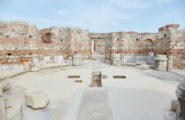 The Basilica of St John in city of Selcuk located in Turkey's Izmir Province