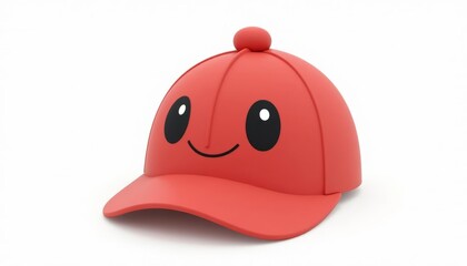 Fototapeta premium Joyful Red Hat with a Smile