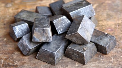 Lead: Known for its heaviness and malleability, lead is a dense metal used for radiation shielding, in batteries, and as a stabilizer in some plastics.
