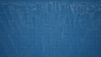 Technical drawing on a gradient background.Mechanical Engineering drawing