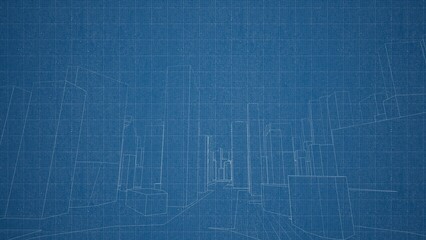 Technical drawing on a gradient background.Mechanical Engineering drawing