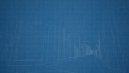 Technical drawing on a gradient background.Mechanical Engineering drawing