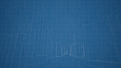 Technical drawing on a gradient background.Mechanical Engineering drawing