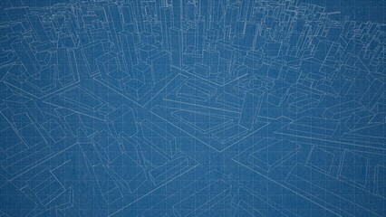 Technical drawing on a gradient background.Mechanical Engineering drawing