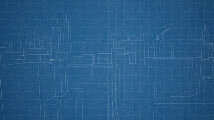 Technical drawing on a gradient background.Mechanical Engineering drawing