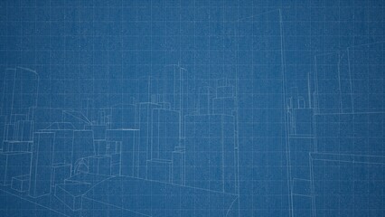 Technical drawing on a gradient background.Mechanical Engineering drawing