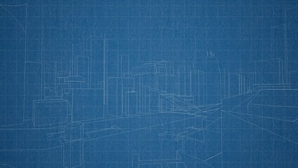 Technical drawing on a gradient background.Mechanical Engineering drawing