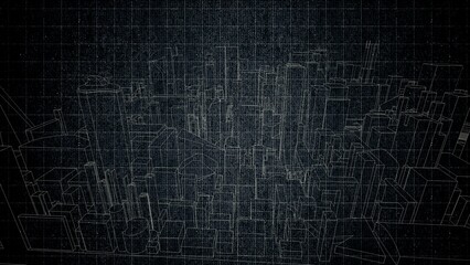 Technical drawing on a gradient background.Mechanical Engineering drawing