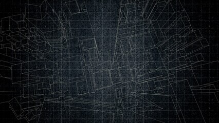 Technical drawing on a gradient background.Mechanical Engineering drawing