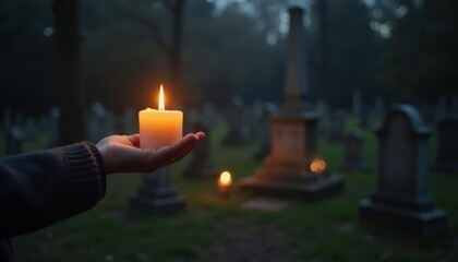  A solitary light in the quiet of the night