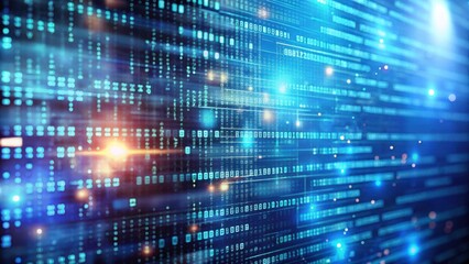 Obraz premium Abstract technology background with programming code for software development , coding, programming, abstract