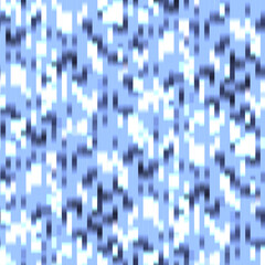 Light blue bokeh effect abstract textured background with blurred vision. Modern seamless pattern for cover, mobil apps, web banner, printing on t-shirts, home textile, bedding, fabric, package.