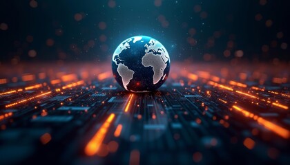 Fototapeta premium The Future of Global Connectivity