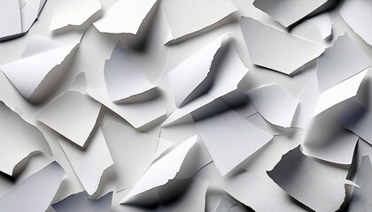 Obraz premium white paper texture torn