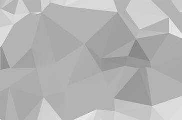 White background. Abstract polygonal vector. Geometrical Triangle. Mosaic