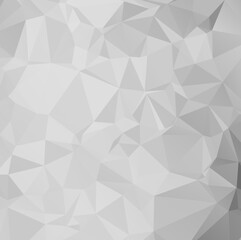 White background. Abstract polygonal vector. Geometrical Triangle. Mosaic