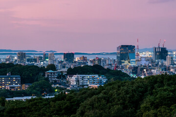 福岡市内夕景
