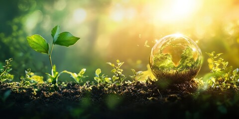 Carbon neutral economy powered by renewable energy, focusing on decarbonization and global CO2 emission reduction