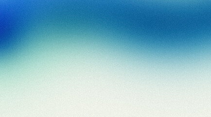 Sea sky blue color wave on white background background design, grainy gradient with vibrant colors flow, noise texture banner poster or header, copy space