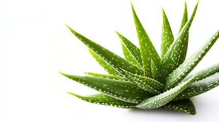 Fototapeta premium Botanical Beauty Aloe Vera Plant Showcasing Nature’s Remedy