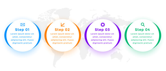 professional infographic option element layout for project planning