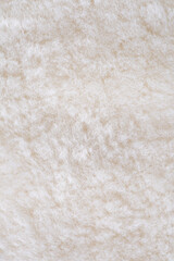 white plush fabric texture background , background pattern of soft warm material