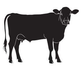 Cow silhouette icon