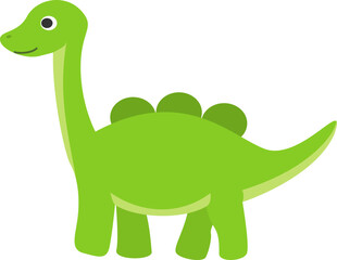 Cute Dinosaurus Diplodocus