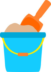 Beach Bucket and Shovel Kid Toy