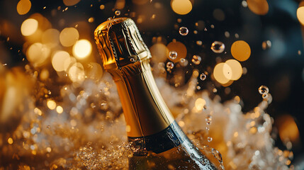 Celebrating National Champagne Day with sparkling wine in a joyous atmosphere