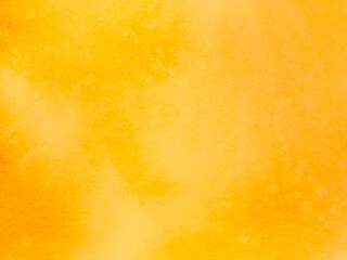 水彩で描いた明るいオレンジ色のテクスチャ背景イラスト