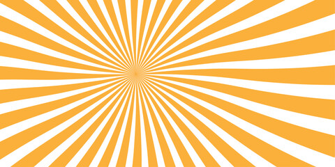 Fractal vector backdrop burst retro orange and white sunburst vintage backdrop wallpaper background.