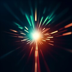 abstract light burst