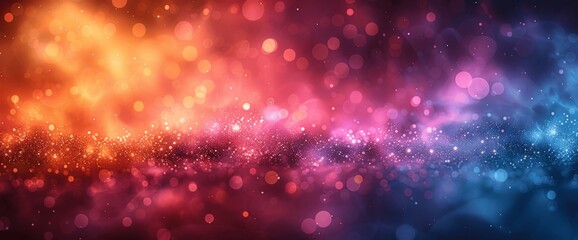 Abstract Color Gradient Background with Pink, Magenta, Blue, and Purple