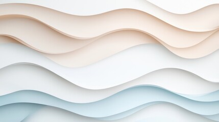 Obraz premium abstract landscape with flowing waves of light and shadow