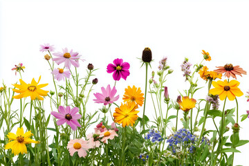 Grunge Oil Painting of Summer Flowers: A Vibrant and Textured Artistic Expression